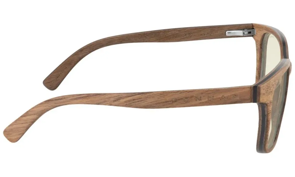 GUNNAR kancelářske/herní brýle GROOT WALNUT * čírá skla * BLF 35 * GUNNAR focus