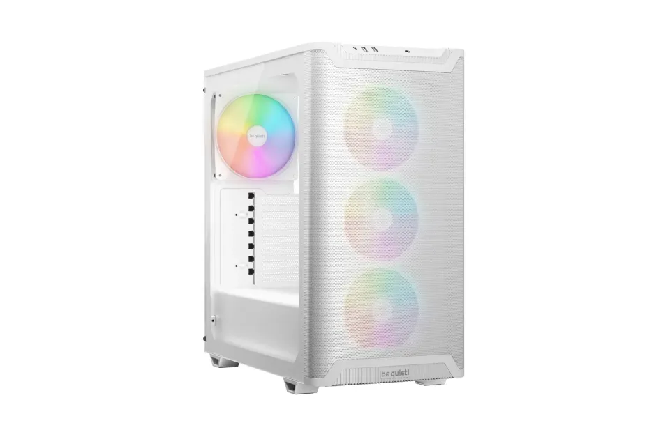 Be quiet! skříň PURE BASE 501LX / ATX / 4xARGB fan / USB-C / 2xUSB 3.2 / temperované sklo / bílá