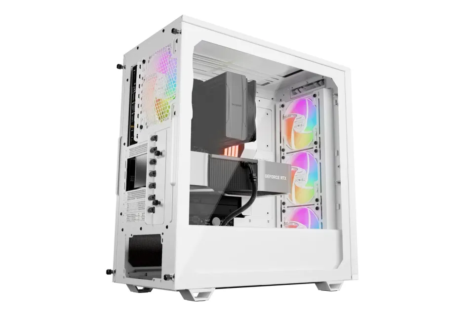 Be quiet! skříň PURE BASE 501LX / ATX / 4xARGB fan / USB-C / 2xUSB 3.2 / temperované sklo / bílá