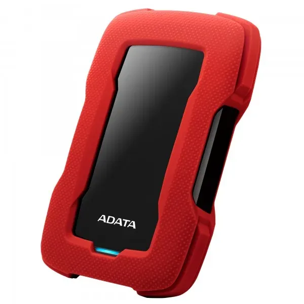 ADATA Externí HDD 1TB 2,5" USB 3.1 HD330, RED COLOR BOX, červený (gumový, nárazu odolný)