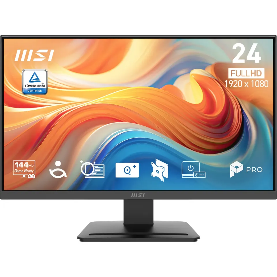 MSI monitor PRO MP241 E14V 23,8" VA/FHD/144Hz/1ms/HDMI/DP/černá