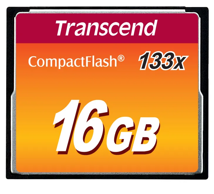 Transcend 16GB CF (133X) paměťová karta (MLC)