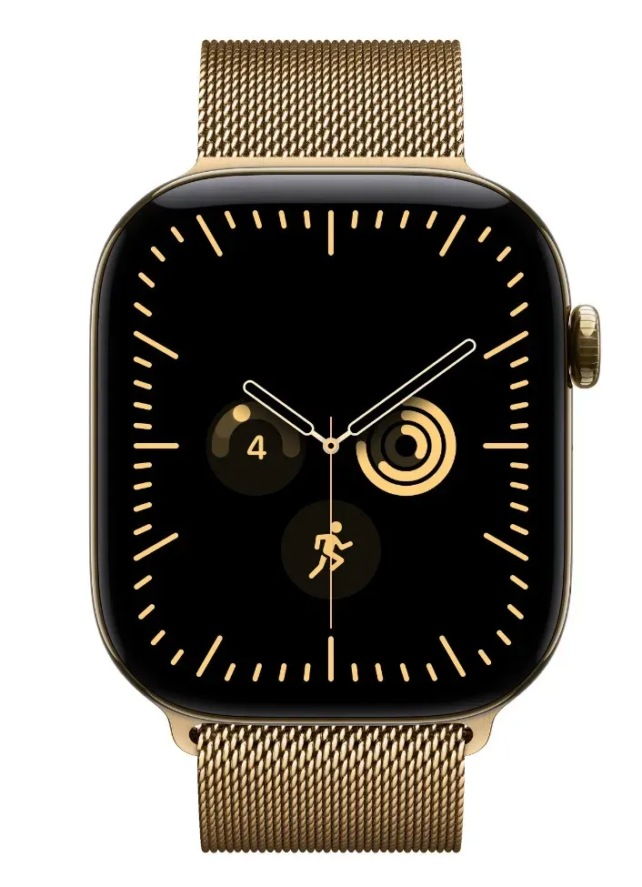 Watch Acc/46/Radiant Gold Milanese Loop - M/L