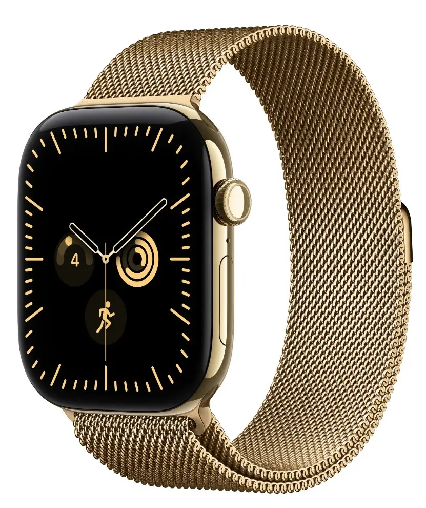 Watch Acc/46/Radiant Gold Milanese Loop - M/L