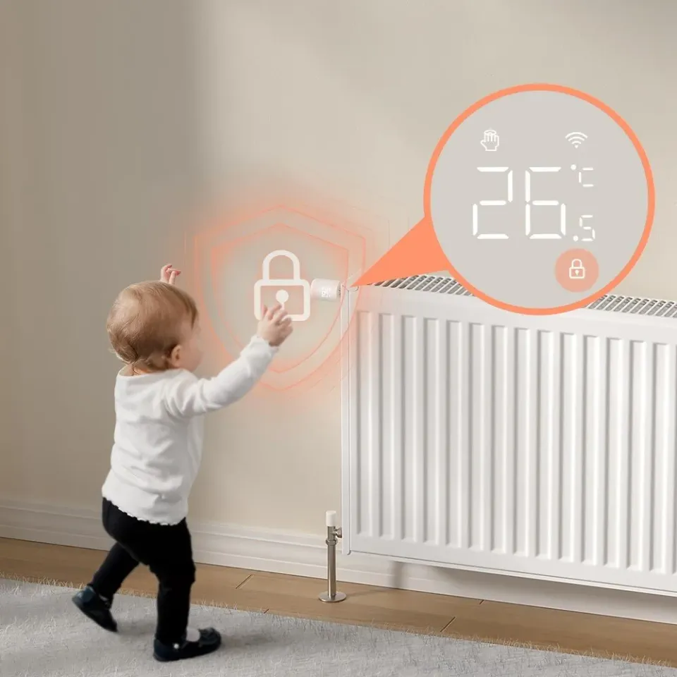 IMMAX NEO SMART termostatická hlavice, Zigbee 3.0, TUYA