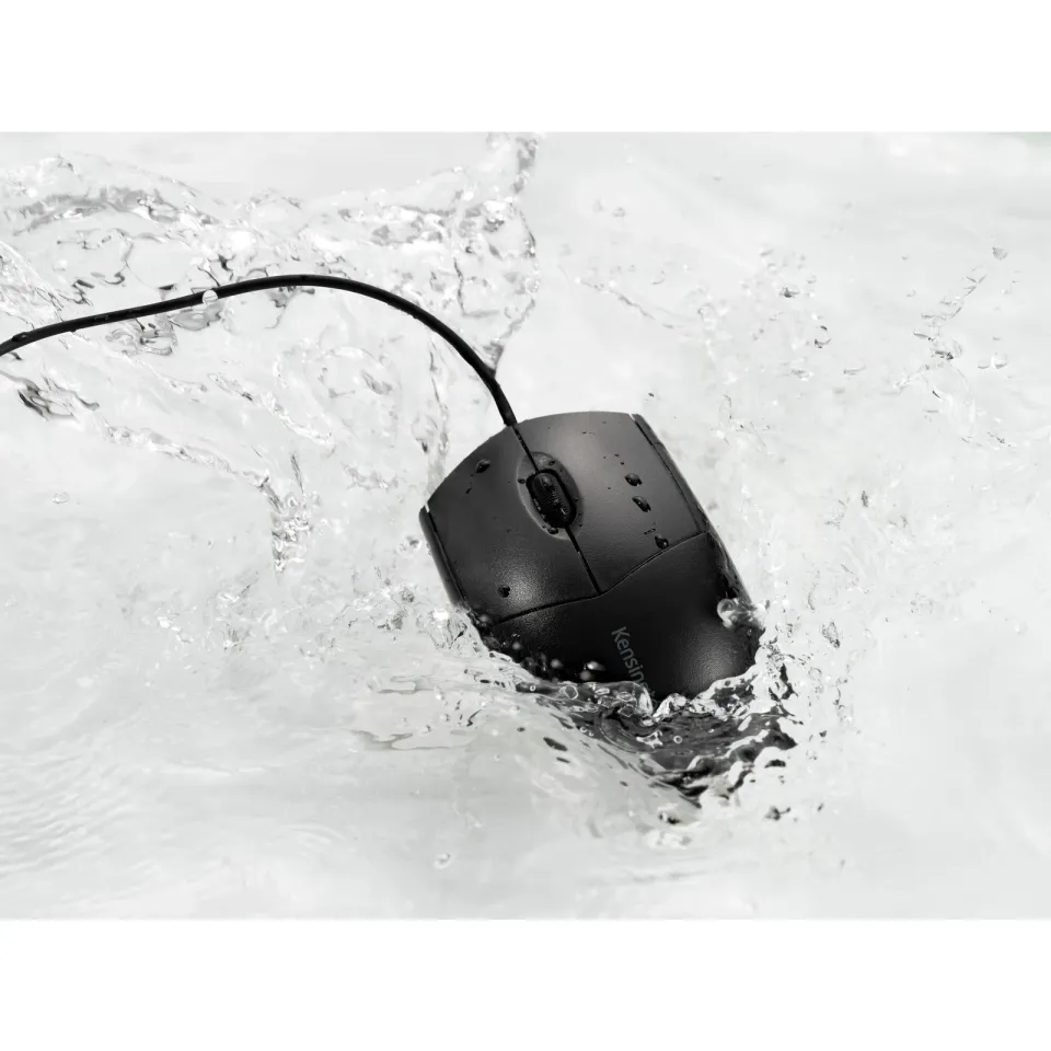 Kensington omyvatelná USB myš Pro Fit® Wired Washable Mouse - černá