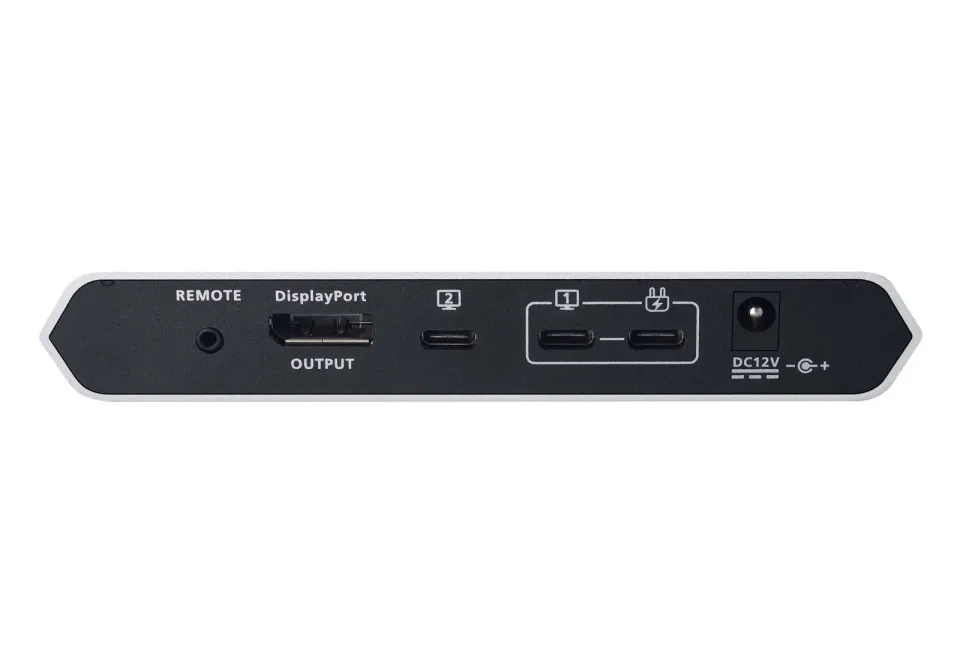 Aten US3311-AT-G 2-portový 4K DisplayPort USB-C Dokovací přepínač KVM s PD pass-