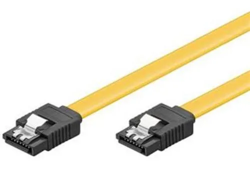 KABEL datový 0,7m SATA 3.0 datový kabel 1.5GBs / 3GBs / 6GBs, kov.západka