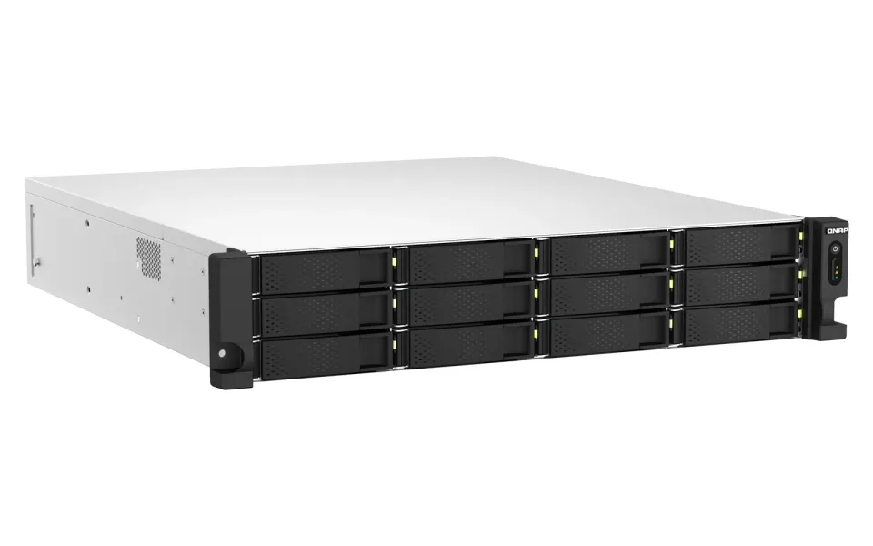 QNAP TS-h1887XU-RP-E2334-16G (Xeon 4,8GHz, ZFS, 16GB ECC RAM, 12x 3,5" + 6x2,5", 2x 2,5GbE, 2x10GbE)