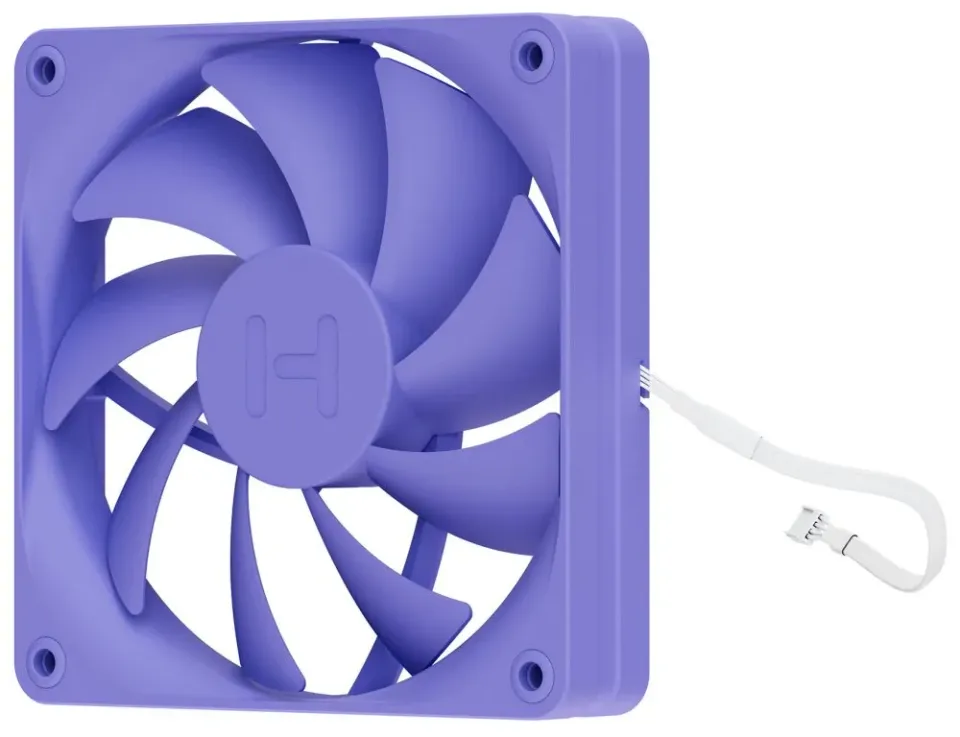 HYTE ventilátor 120mm PWM / barva Taro Milk / 1500rpm / 72CFM / ABS / 4-pin / sada 4x ventilátor