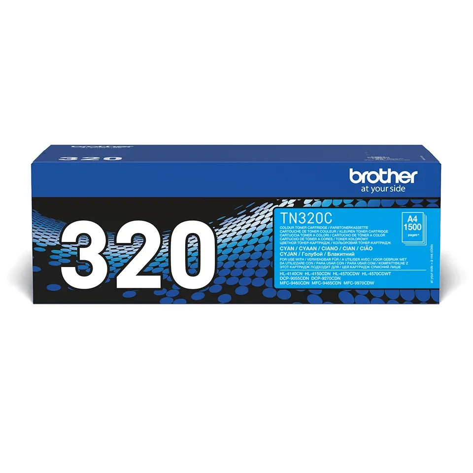 BROTHER TN-320C originální toner azurový - 1.5K