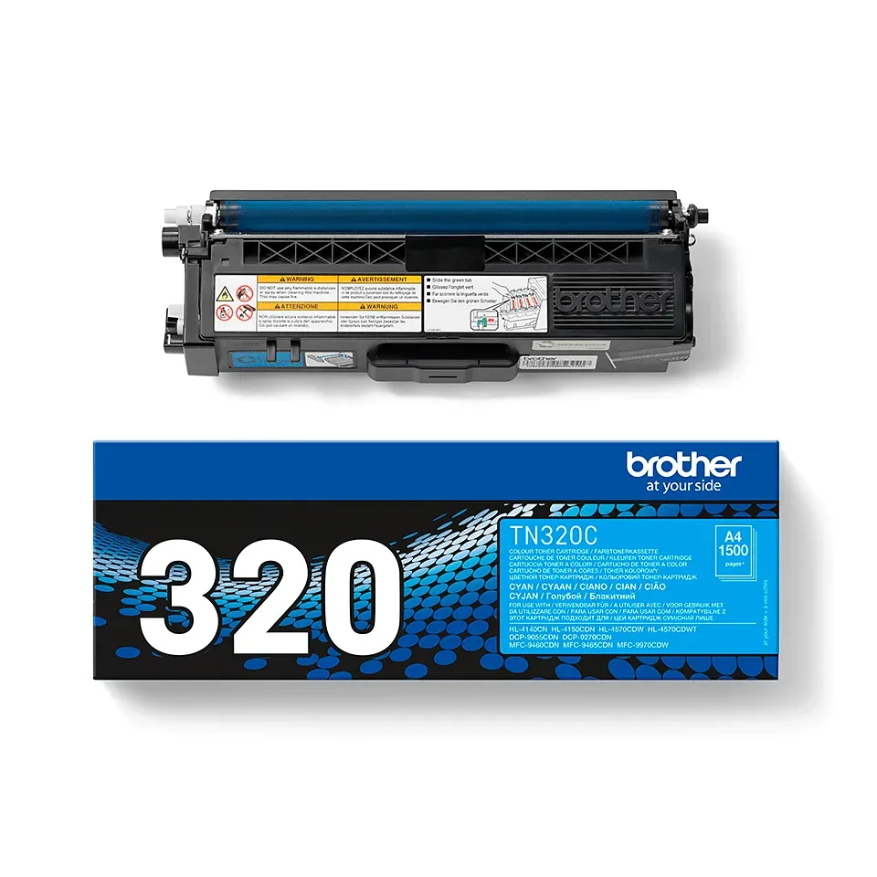 BROTHER TN-320C originální toner azurový - 1.5K
