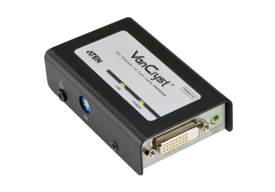 ATEN VE-600A DVI video extender na prodloužení DVI a audio signálu 60m přes 2 ka