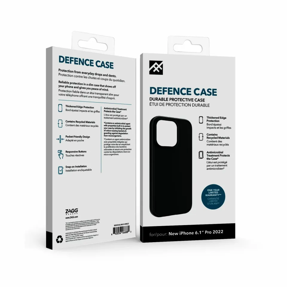 ZAGG Kryt Defence iPhone 14 Pro - černý