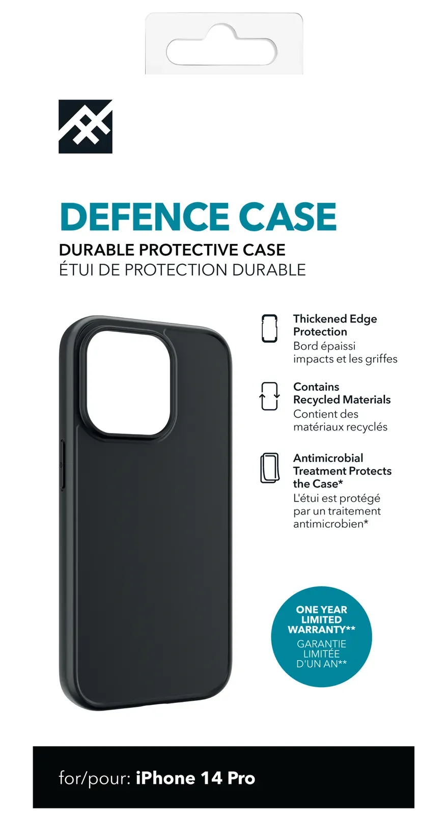 ZAGG Kryt Defence iPhone 14 Pro - černý