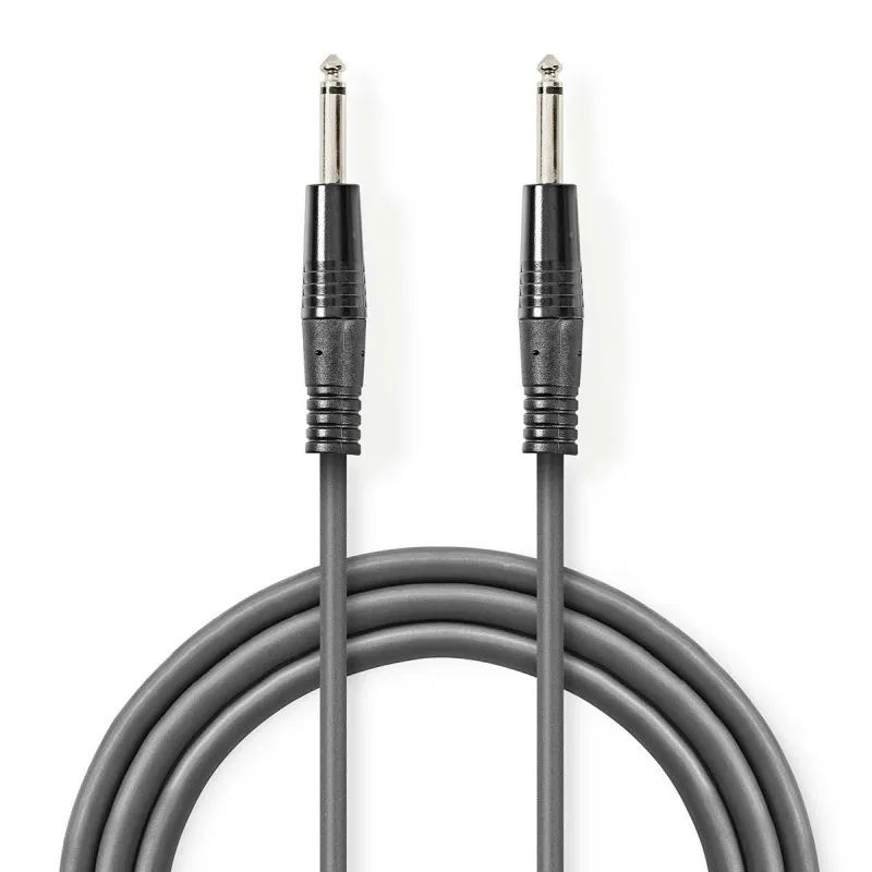 Nedis COTH23020GY50 - Vyvážený Audio Kabel | 6,35mm Zástrčka – 6,35mm Zástrčka |