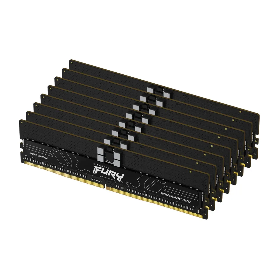 KINGSTON 128GB 6400MT/s DDR5 ECC Reg CL32 DIMM (Kit of 8) FURY Renegade Pro EXPO