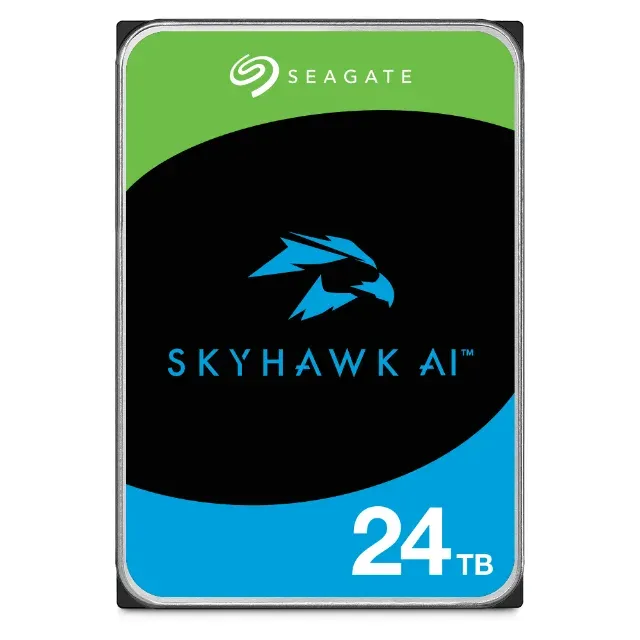 Seagate SkyHawk AI HDD, 24TB, SATAIII, 256MB cache, 7.200RPM