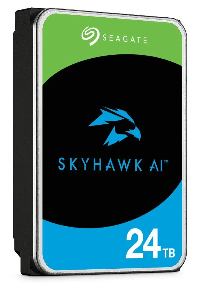 Seagate SkyHawk AI HDD, 24TB, SATAIII, 256MB cache, 7.200RPM