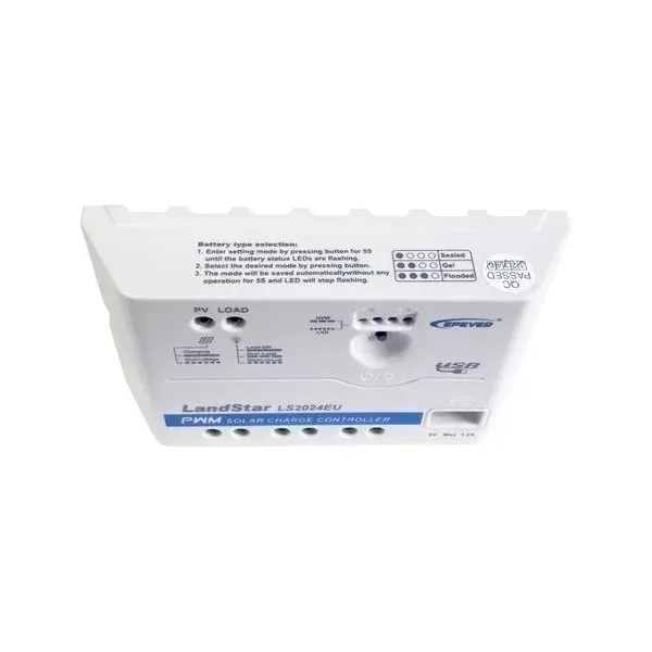 EPEVER LS2024EU solární PWM regulátor 12/24V, 20A, vstup 30V/50V