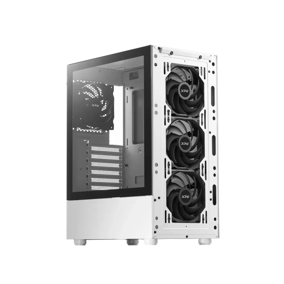 ADATA XPG case VALOR MESH Mid-Tower, bez zdroje, 4x 120mm Fan, Bílá