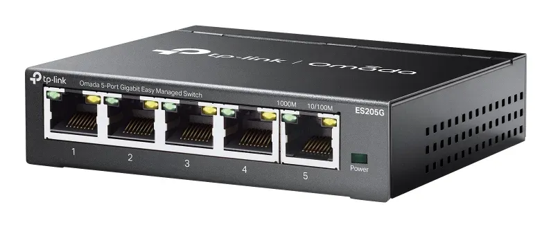 TP-LINK ES205G Omada 5portový gigabitový Easy Managed switch