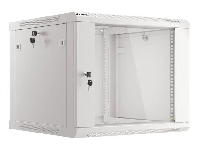 LANBERG RACKOVÁ SKŘÍŇ 19" PRO MONTÁŽ NA STĚNU 9U/600X600 (FLAT PACK) V2 ŠEDÁ