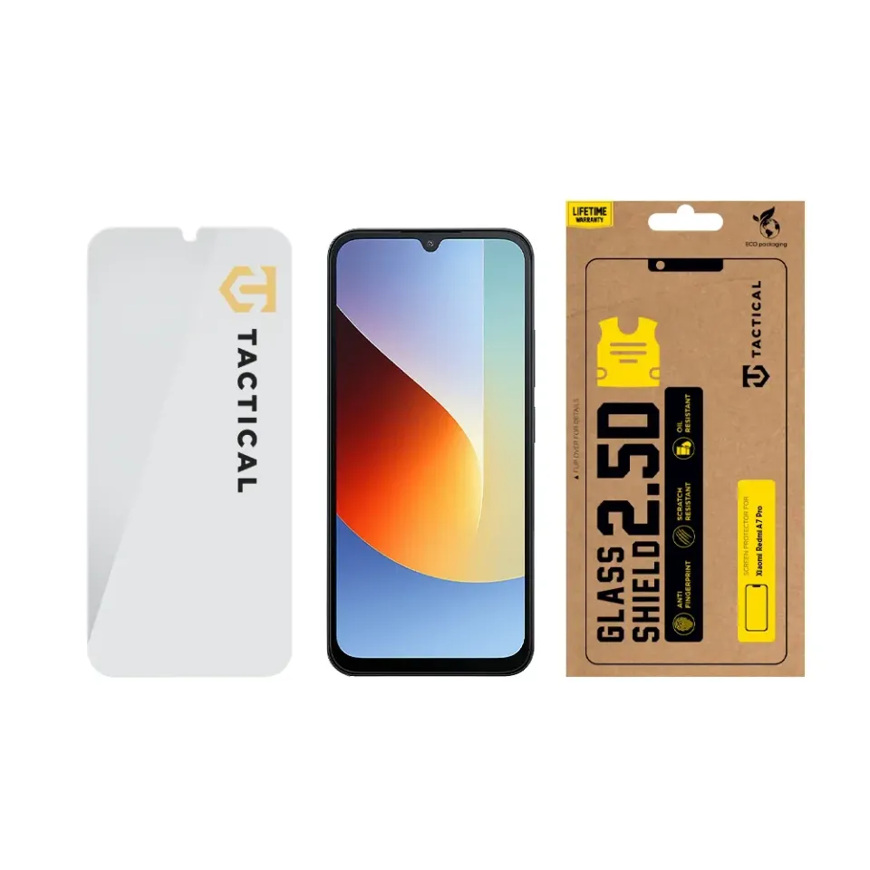 Tactical Glass Shield 2.5D sklo pro Xiaomi Redmi A7 Pro Clear