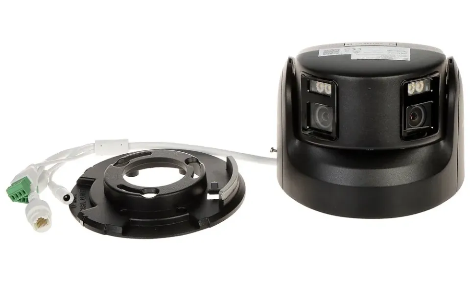 Hikvision DS-2CD2387G2P-LSU/SL(4mm)(C)/BLACK - 8MPix IP Turret ColorVu AcuSense pano. kamera;LED 30m,130dB,Au,Al,Mik,IP6
