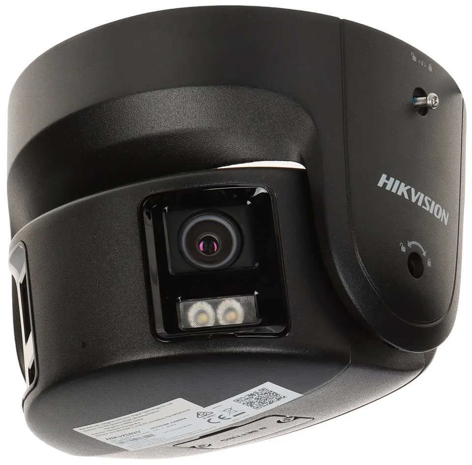 Hikvision DS-2CD2387G2P-LSU/SL(4mm)(C)/BLACK - 8MPix IP Turret ColorVu AcuSense pano. kamera;LED 30m,130dB,Au,Al,Mik,IP6