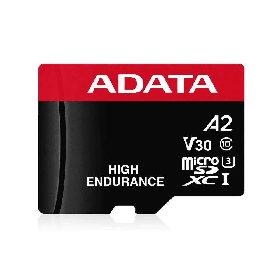 ADATA MicroSDXC karta 128GB High Endurance UHS-I C10 V30 A2 (R:100/W:85 MB/s) + SD adaptér