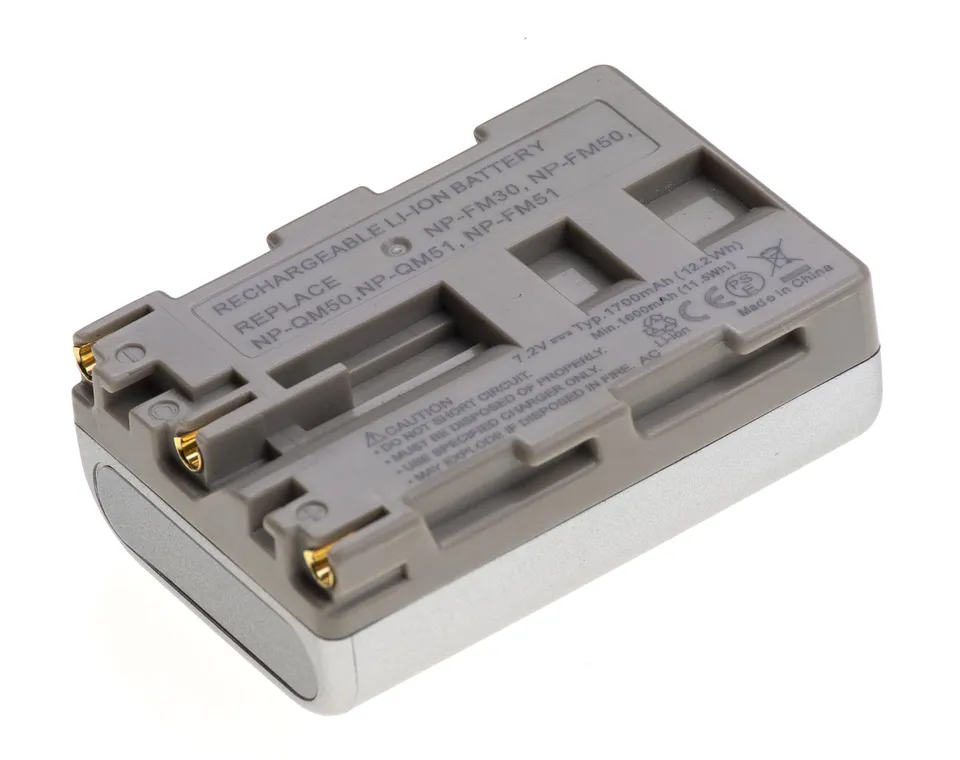 Baterie T6 Power pro Sony NP-FM50, NP-FM51, NP-FM30, NP-QM50, NP-QM51, 1700mAh, 12,2Wh