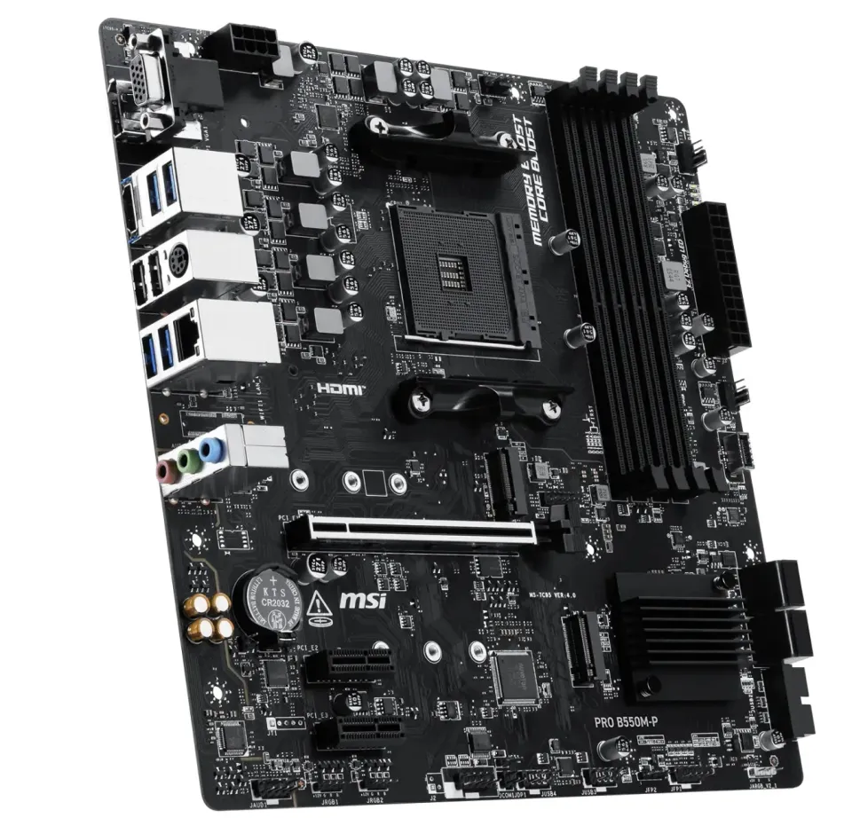 MSI MB Sc AM4 PRO B550M-P, AMD B550, 4xDDR4, 1xVGA, 1xHDMI, 1xDP, mATX