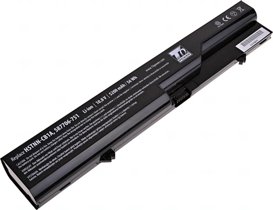 Baterie T6 Power pro HP ProBook 4320s, 4420s, 4520s, HP 320, 325, 420, 620, 5200mAh, 56Wh, 6cell