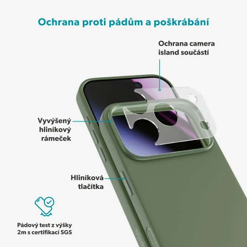 Epico Silicone Mag+ Case iPhone 17 Pro Max/18 Pro Max khaki