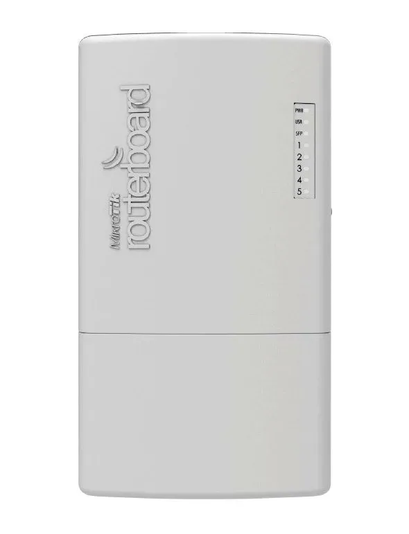 MIKROTIK RouterBOARD RB960PGS-PB PowerBox Pro, 5xGLAN (4x PoE-OUT), Outdoor, nap. adaptér, ROS L4, mont.set