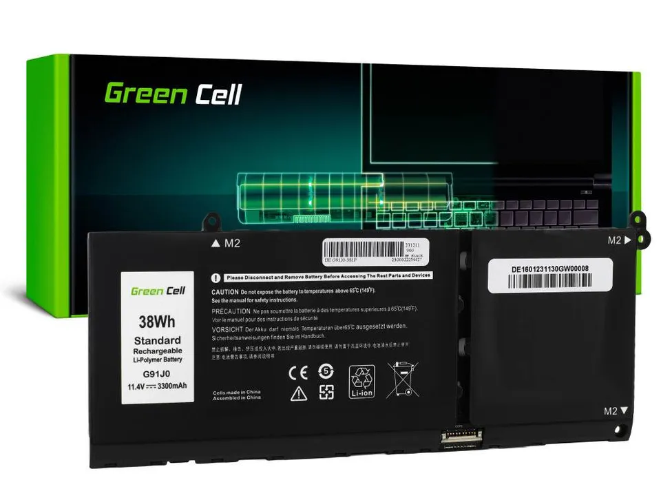 Green Cell Battery G91J0 to Dell Latitude 3320 3330 3520 Inspiron 15 3511 3525 5