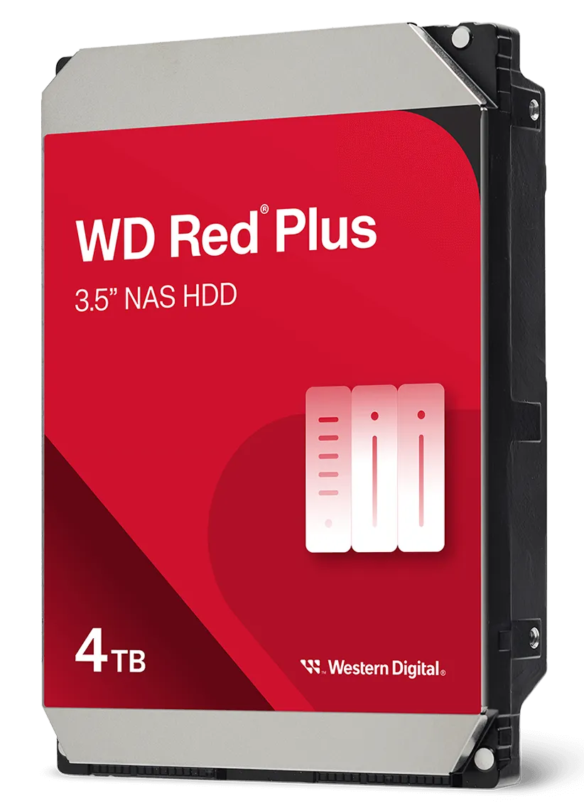 WD RED PLUS NAS WD40EFZZ 4TB SATAIII/600 128MB cache CMR