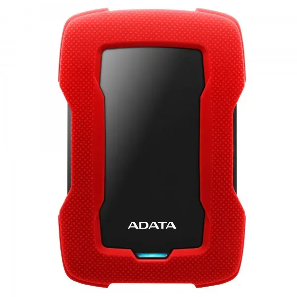 ADATA Externí HDD 2TB 2,5" USB 3.1 HD330, RED COLOR BOX, červený (gumový, nárazu odolný)