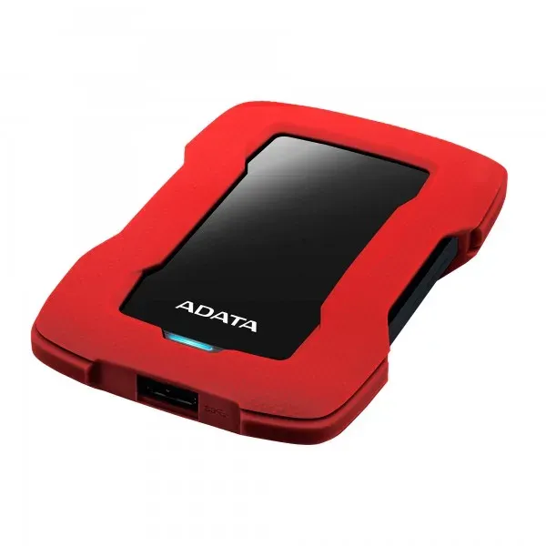 ADATA Externí HDD 2TB 2,5" USB 3.1 HD330, RED COLOR BOX, červený (gumový, nárazu odolný)
