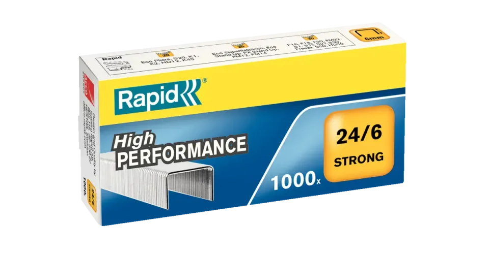 Rapid drátky Strong 24/6, 1000 ks