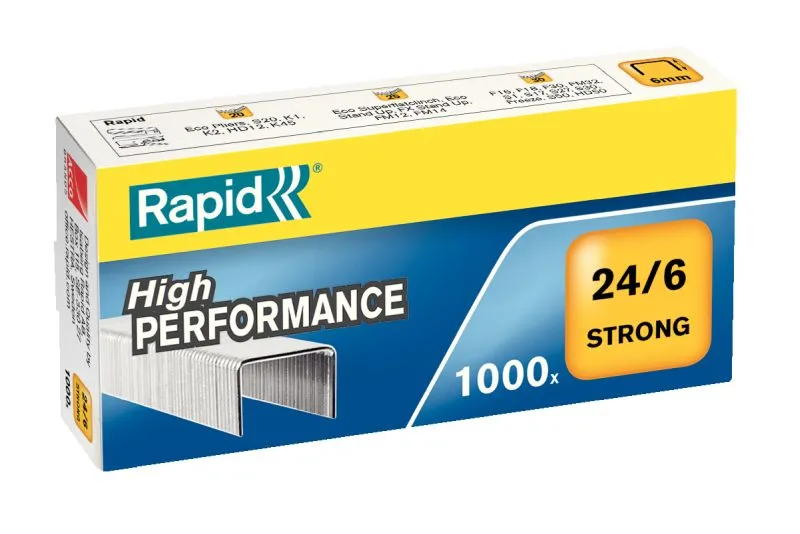 Rapid drátky Strong 24/6, 1000 ks
