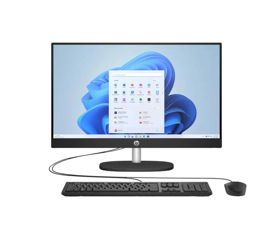 HP AiO 24-cr0028nc, 24" FHD, i7-1355U, 16GB DDR4 3200, SSD 512GB, Win11 Home, 2M Game Pass