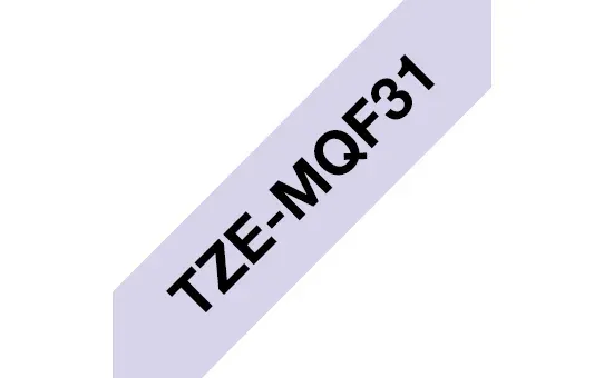 Brother - TZe-MQF31 pastelová purpurová / černá (12mm, 4m)