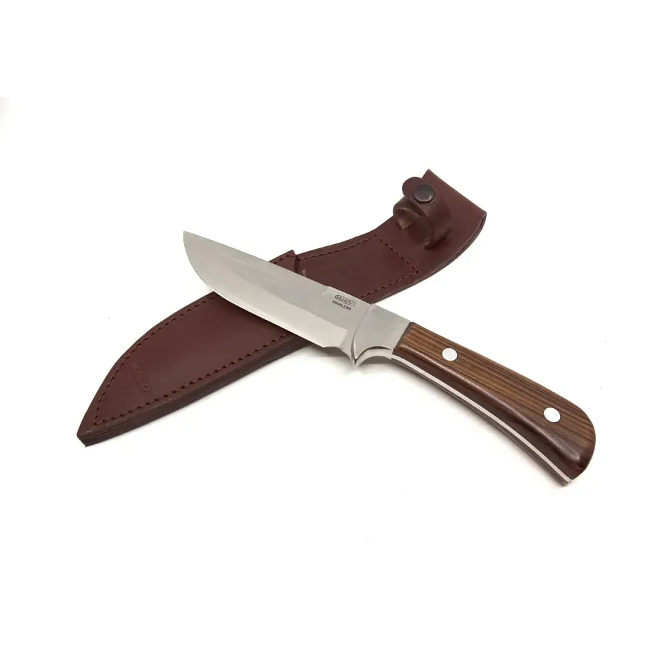Lovecký nůž LES široký - 398 materiál držadla - střenky paroh