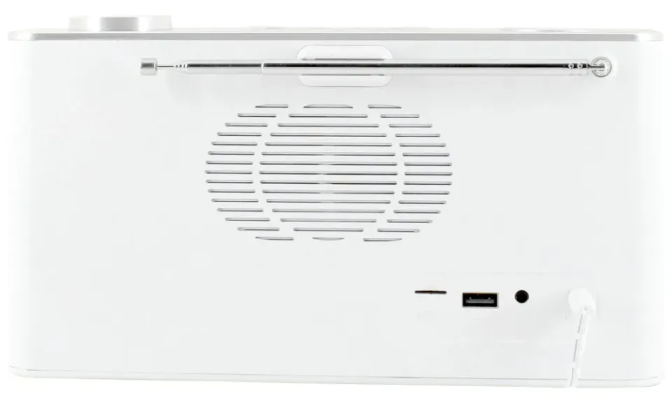 Soundmaster DAB700WE rádio/ DAB+/ UKW/ RDS/ BT/ MP3/ Budík/ Hodiny/ Bílé