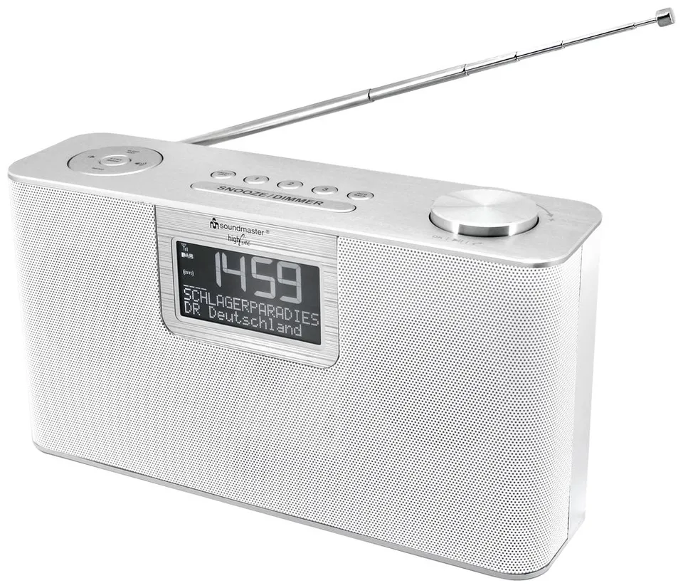 Soundmaster DAB700WE rádio/ DAB+/ UKW/ RDS/ BT/ MP3/ Budík/ Hodiny/ Bílé
