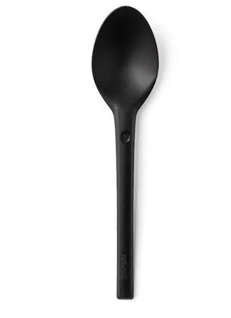 REFORK - Lžíce z přírodního materiálu, black, 25ks