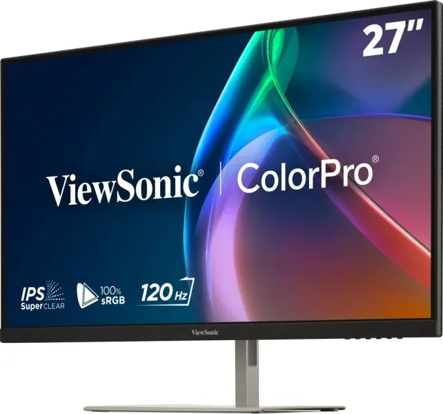 ViewSonic VP2766-2K 27" QHD 3 sides Frameless SuperClear IPS Monitor s 100% sRGB, 90W USB-C, ergonomický stojan, černý