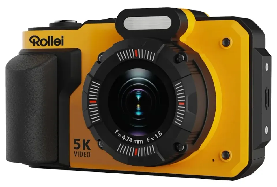 Rollei Sportsline 64 Pro/ 21 MPix/ 18x digital zoom/ 2,88 IPS LCD/ 5K video/ EIS Stabilizace/ 8m IP68/ Oranžový
